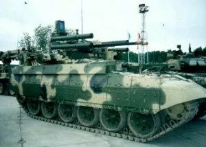 Защита танков при помощи БМПТ